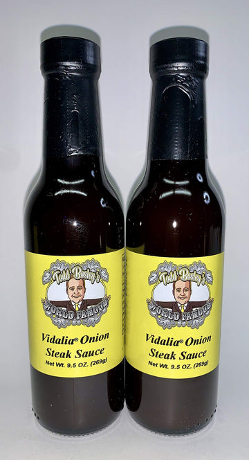 2 Pack of Todd Bosley's World Famous Vidalia Onion Steak Sauce (9.5 Oz)