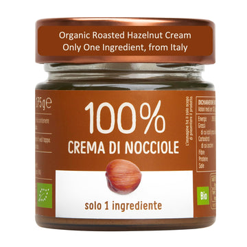 WellEatable Organic Roasted Hazelnut Cream, +6 Mins Mixing Required Before First Use, 100% One Ingredient, No Sugar Added, No Pa