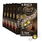 Lindt LINDOR 70% Extra Dark Chocolate Truffles  Dark Chocolate Candy with Smooth  Melting Truffle Center  Great for Gift Giving  5.1 oz. Bag (6 Pack)