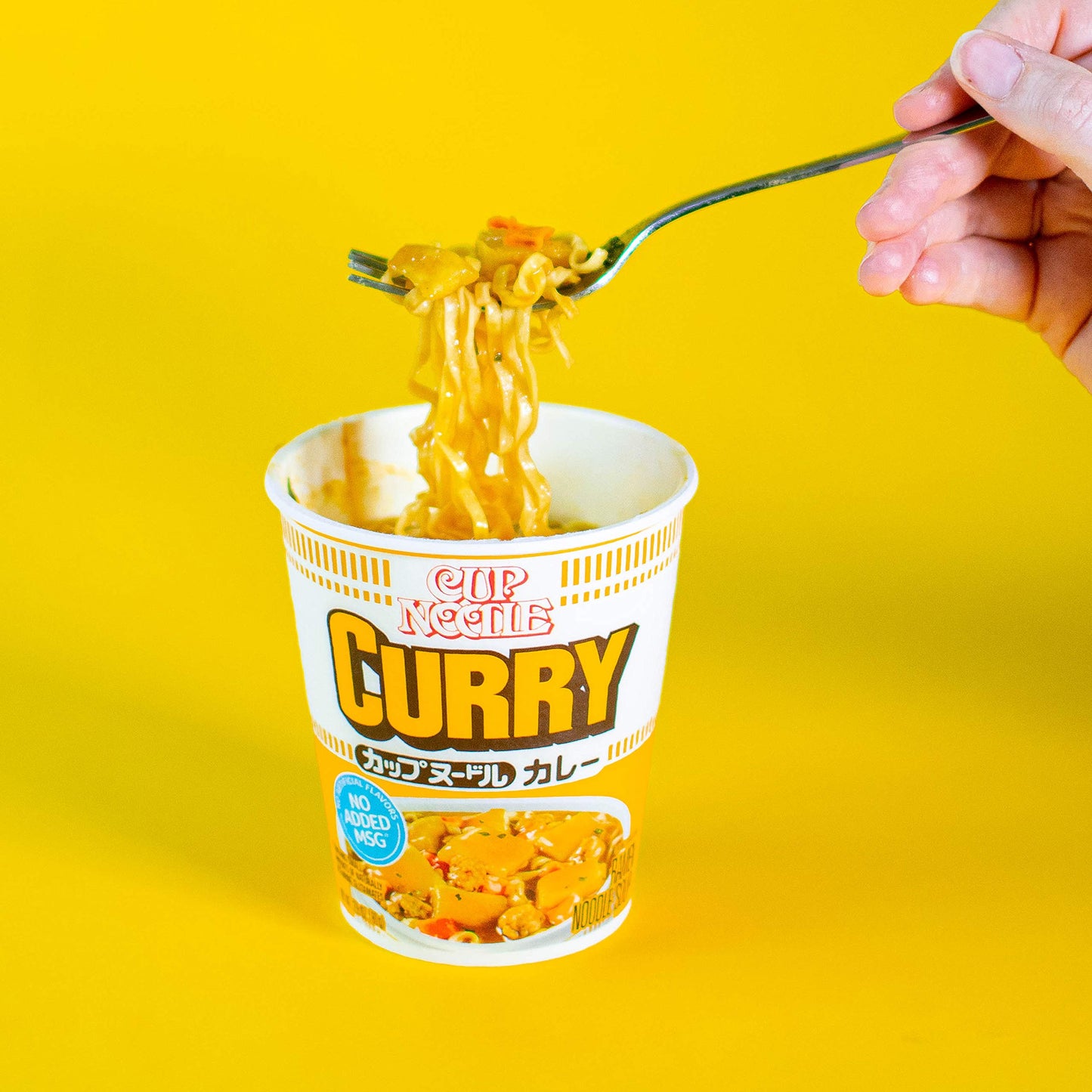 Nissin Cup Noodle Ramen Noodle Soup, Curry, 2.82 Oz (Pack Of 6)
