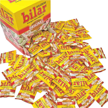 100 Snack Bags X 30G Of Ahlgrens Bilar Original - Swedish - Chewy - Marshmallow - Cars - Candies - Sweets