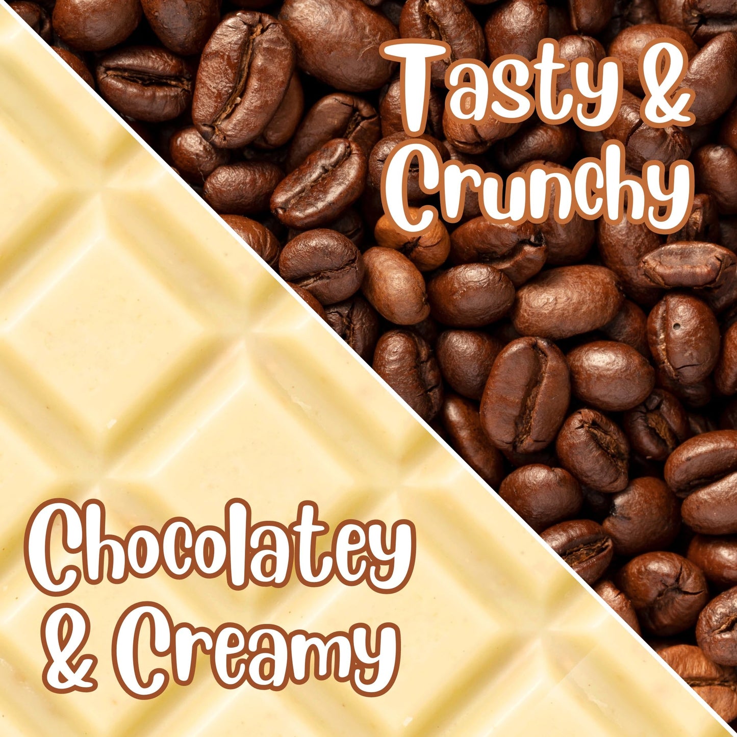 Its Delish White Chocolate Covered Espresso Beans, 1 lb Bulk Coffee Snack, Kosher Dairy