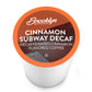Brooklyn Beans Decaf Coffee Pods, Cinnamon Subway, 40 Count, Compatible with Keurig K Cup malt-inspired, Model BB CSD40