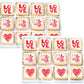Valentines Day Cookies Class Favors Gift Basket For Kids Men Women Co Workers Teacher | Individually Wrapped | 24 Pack | Love Heart Be Mine (Extra Large)