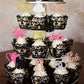 YCTHUNFISH Bride to Be Cupcake Toppers - 30 Pack Glitter Diamond Ring Decorations for Bridal Shower, Engagement, Bachelorette Party - Multi