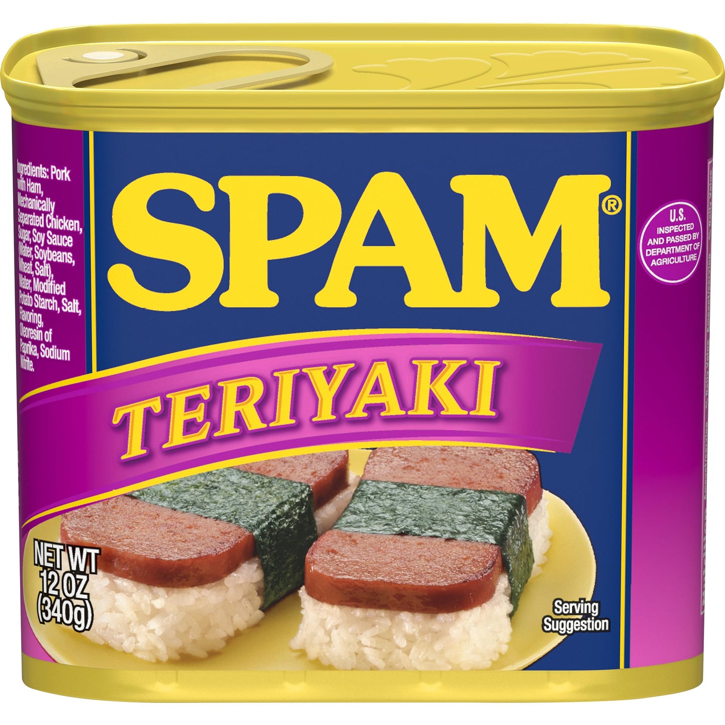 SPAM Teriyaki - 12 Ounce Can, Pack of 12, Model 15305