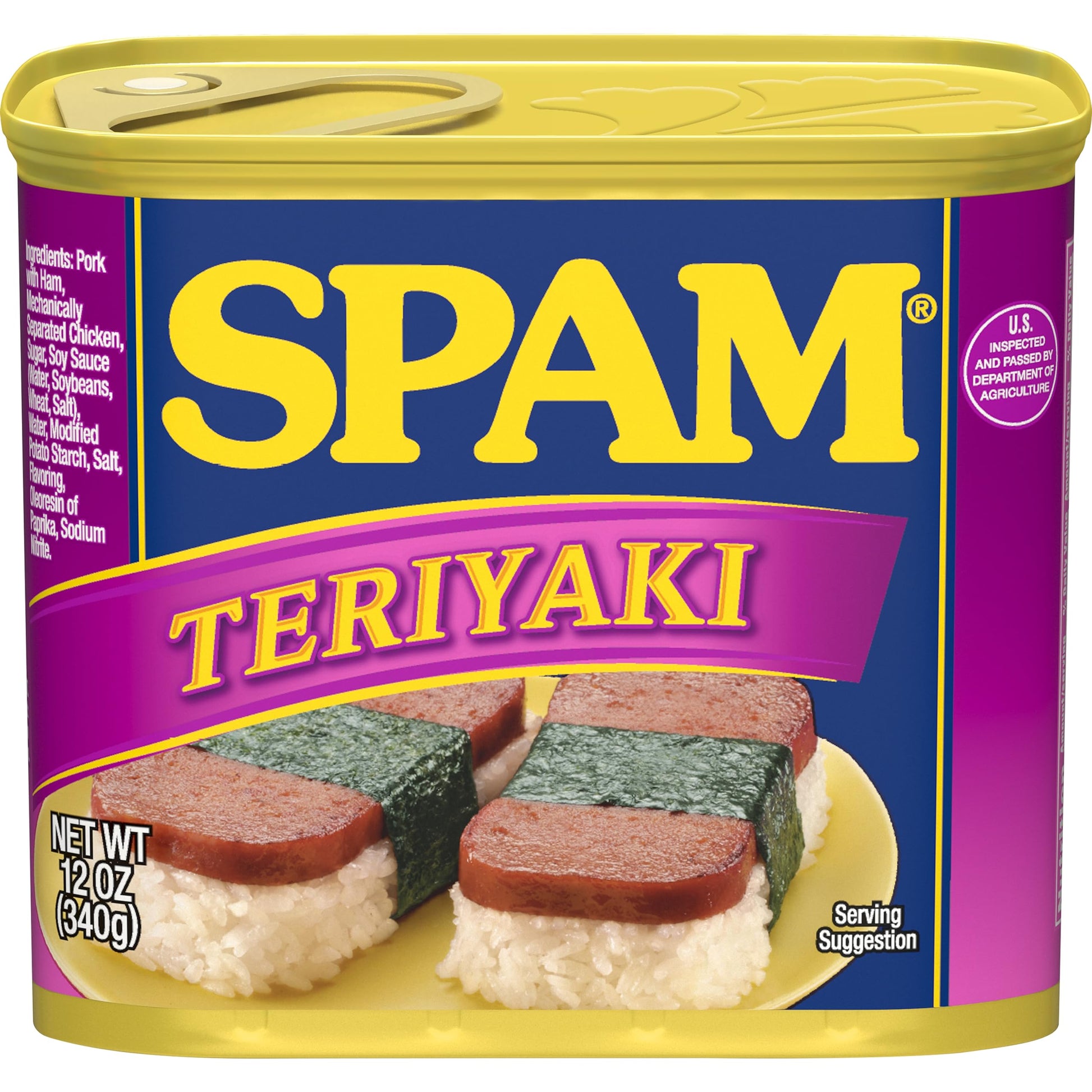 SPAM Teriyaki - 12 Ounce Can, Pack of 12, Model 15305