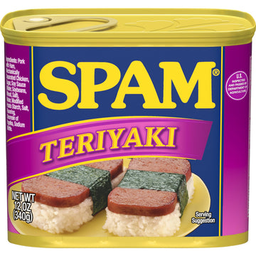 SPAM Teriyaki - 12 Ounce Can, Pack of 12, Model 15305