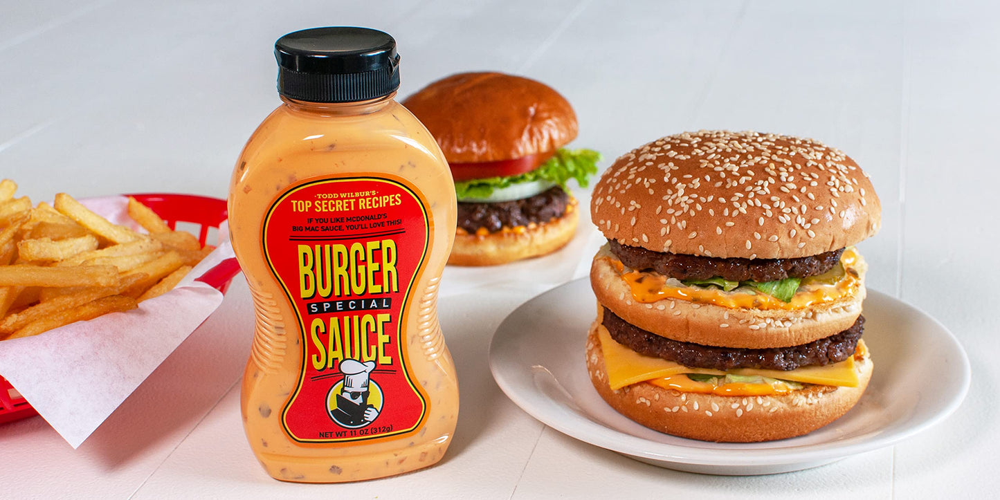 Top Secret Recipes Burger Special Sauce (Like Big Mac Sauce) - Use On Burgers, Sandwiches & Wraps For Restaurant Flavor At Home