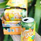 Nixie Sparkling Water, Peach Black Tea, Organic, Non-GMO, 12 fl oz cans, 24 pack, Lightly Caffeinated, 0 Calories, 0 Sugar