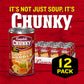 Campbells Chunky Classic Chicken Noodle Soup, 18.6 Ounce Cans (Pack of 12)