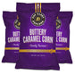 POP DADDY Flavored Popcorn, Buttery Caramel, Gluten Free, 8oz Bags, 3 Pack