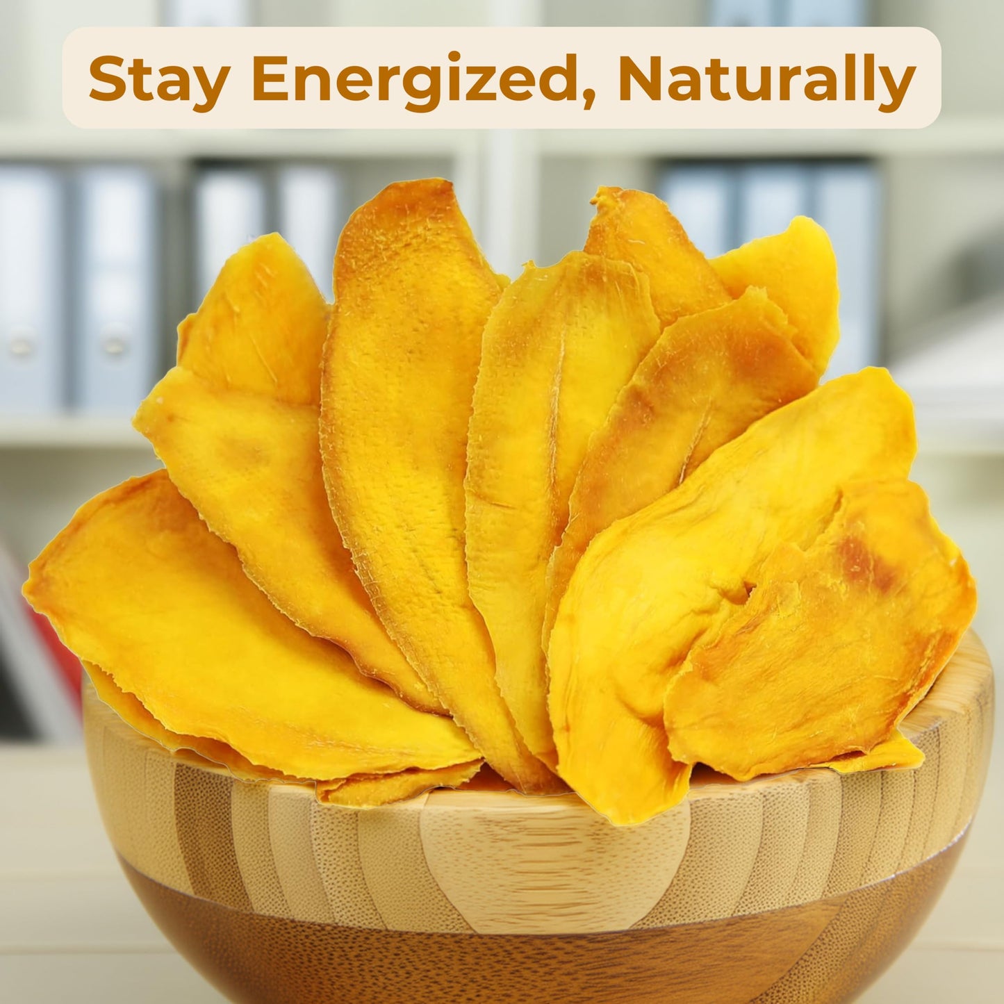 Dried Mango Slices - 33 Lbs Delicious Texture Soft & Juicy No Sugar Added Dried Mango - Naturally Ripened Mangos Dried Fruits -