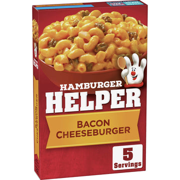 Hamburger Helper, Bacon Cheeseburger Macaroni Meal, 5.1 oz (Pack of 6)