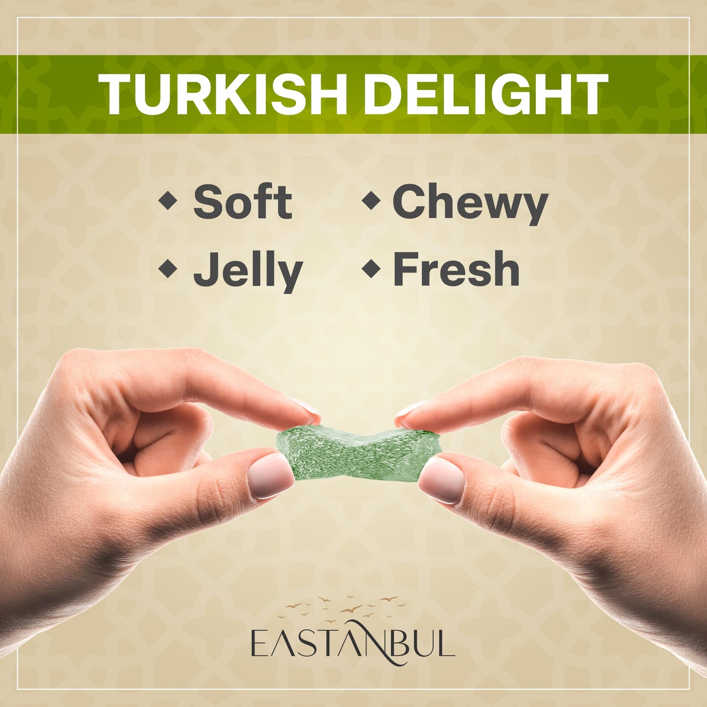 Eastanbul Turkish Delight, 35.3Oz, Turkish Delights Candy, Turkish Delight Assorted, Lokum, Turkish Delights In Souvenir Wooden