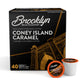 Brooklyn Beans Gourmet Coffee Pods, Coney Island Caramel, Compatible with 2.0 Keurig K Cup Brewers, 40 Count