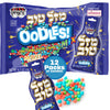 DOUzzle Back To School Oodles Mazal Tov Blue Tiny Tangy Fruity Chews Mix (12 Count, 1 Pack) Individually Wrapped, Party Favor, G