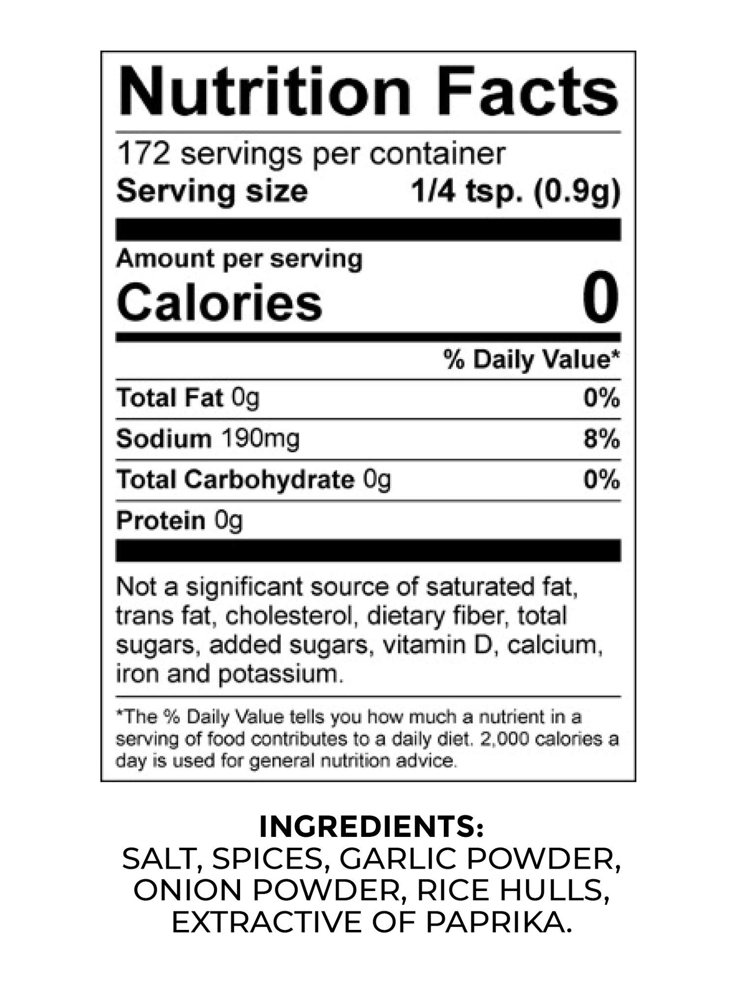 Rib Rack Dry Spice Rub - Cajun, 5.5 oz. - Meat Seasoning for BBQ, Grill, Smoker - All Natural Ingredients (Packaging May Vary)