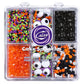 Halloween Sprinkles Edible  5oZ Fall Eyeball Sprinkles for Cake Decorating with White Black Orange Confetti Nonpareils Jimmies and Sugar  Cupcakes Cookie Ice Cream Baking Toppings