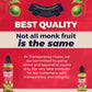 Monk Fruit Extract (6 Drops = 1 Tsp of Sugar) Zero Calories  Non-GMO  No Fillers - Liquid Monk Fruit Sweetener No Erythritol by Transparency Foods NEW FORMULA (10.2 oz  999 servings)