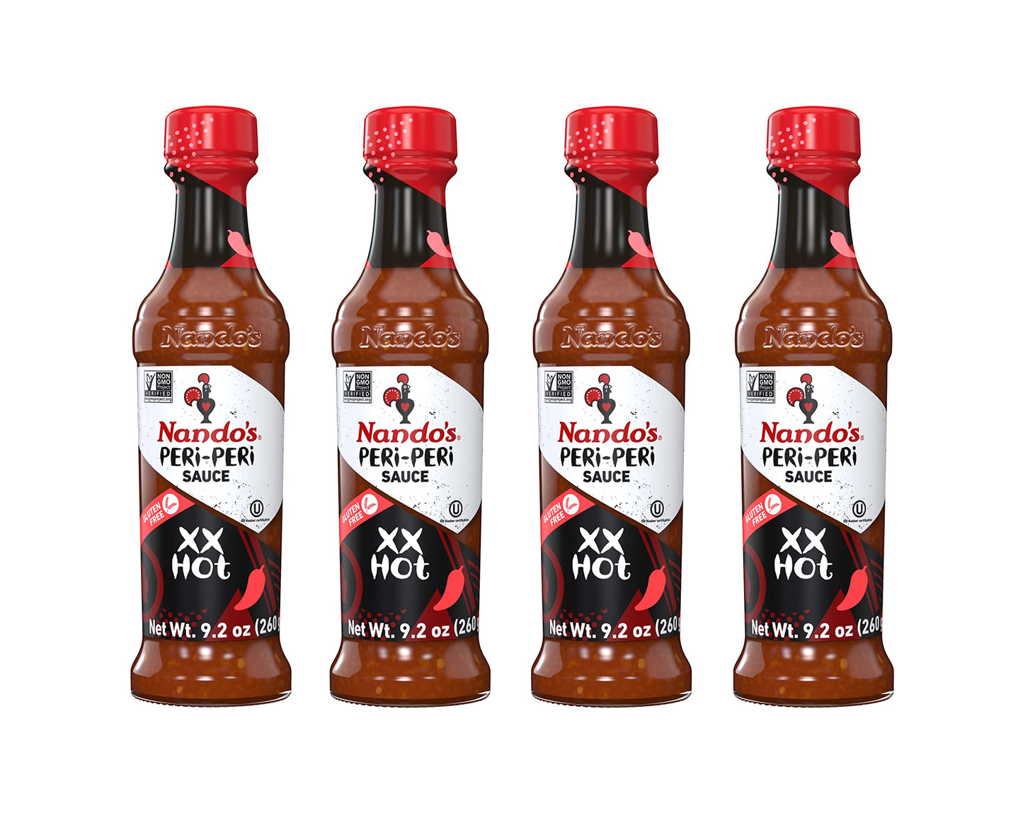 Nandos PERi PERi Extra Hot Sauce - Spicy Sauces, Seasoning or Marinade for Meat, Fish, Rice or Vegetables - No Artificial Colors