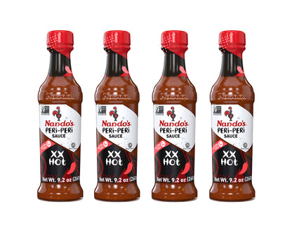Nandos PERi PERi Extra Hot Sauce - Spicy Sauces, Seasoning or Marinade for Meat, Fish, Rice or Vegetables - No Artificial Colors