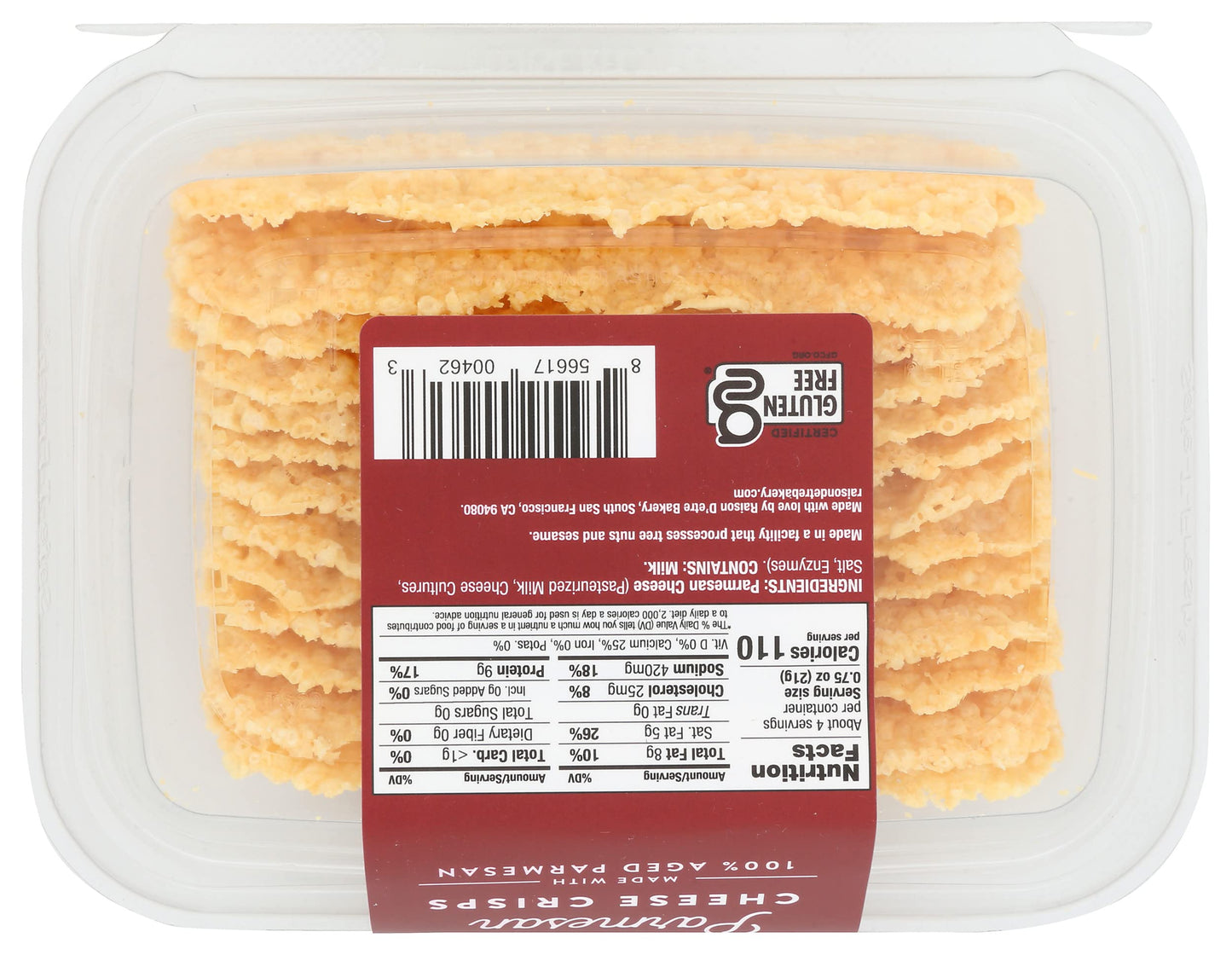 PERFECTLY CRISP Parmesan Crisps, 3 OZ
