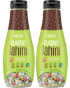 Roots Squeezable Classic Creamy Sesame Tahini | 2 Pack 12Oz Plant-Based Ready Tahini Paste For Salad Dressing And Hummus | Certi