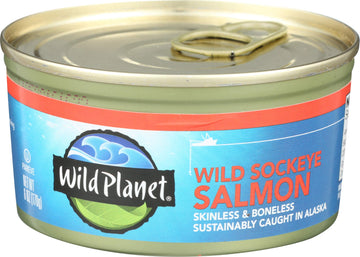 Wild Planet Wild Sockeye Salmon, 6 Oz