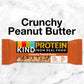 KIND Protein Snack Bar, Crunchy Peanut Butter, 12g Plant Protein, Gluten Free, 1.76 oz, 30 Count