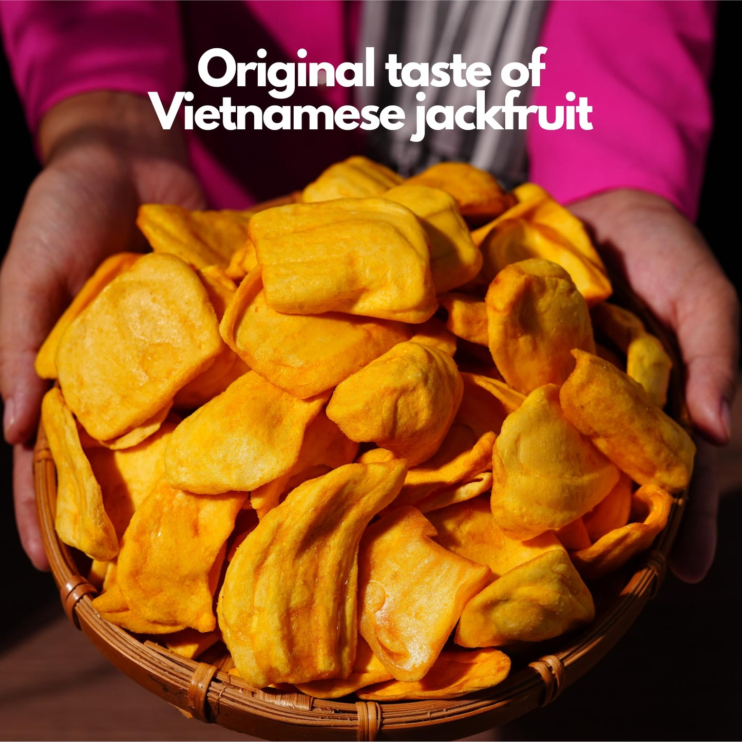NAM HUY Dried Jackfruit Snacks, Vegan, No Added Sugar, 16 Oz