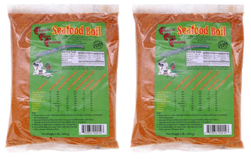 Creative Cajun Cooking Seafood Boil Seasoning, 1 Pound Bag (Pack of Two - Seasons Crawfish, Shrimp and Crabs), 16 Ounce