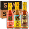 Hot Ones Season 25 Trio Pack Hot Sauce, Made With All Natural Ingredents, 5 fl oz Bottles (3-Pack)