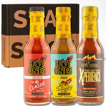 Hot Ones Season 25 Trio Pack Hot Sauce, Made With All Natural Ingredents, 5 fl oz Bottles (3-Pack)