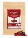 Homtiem Organic Red Jinda Dried Chili Peppers 4 Oz, The Secret Of Spiciness And Flavor, Perfect For Tom Yum Soup And Pad Thai. G