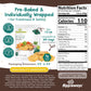 Veggie Crispy Crackers, All-Natural Individually Wrapped Whole Grain Healthy & Crispy Vegetable Crackers, Made in USA, 108 Count