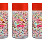 Candy Shop Premium Mini Dehydrated Marshmallows Bits (Vanilla Rainbow) (Pack Of 3)