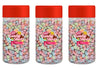 Candy Shop Premium Mini Dehydrated Marshmallows Bits (Vanilla Rainbow) (Pack Of 3)
