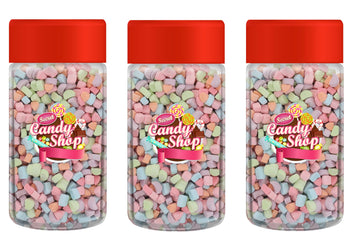 Candy Shop Premium Mini Dehydrated Marshmallows Bits (Vanilla Rainbow) (Pack Of 3)