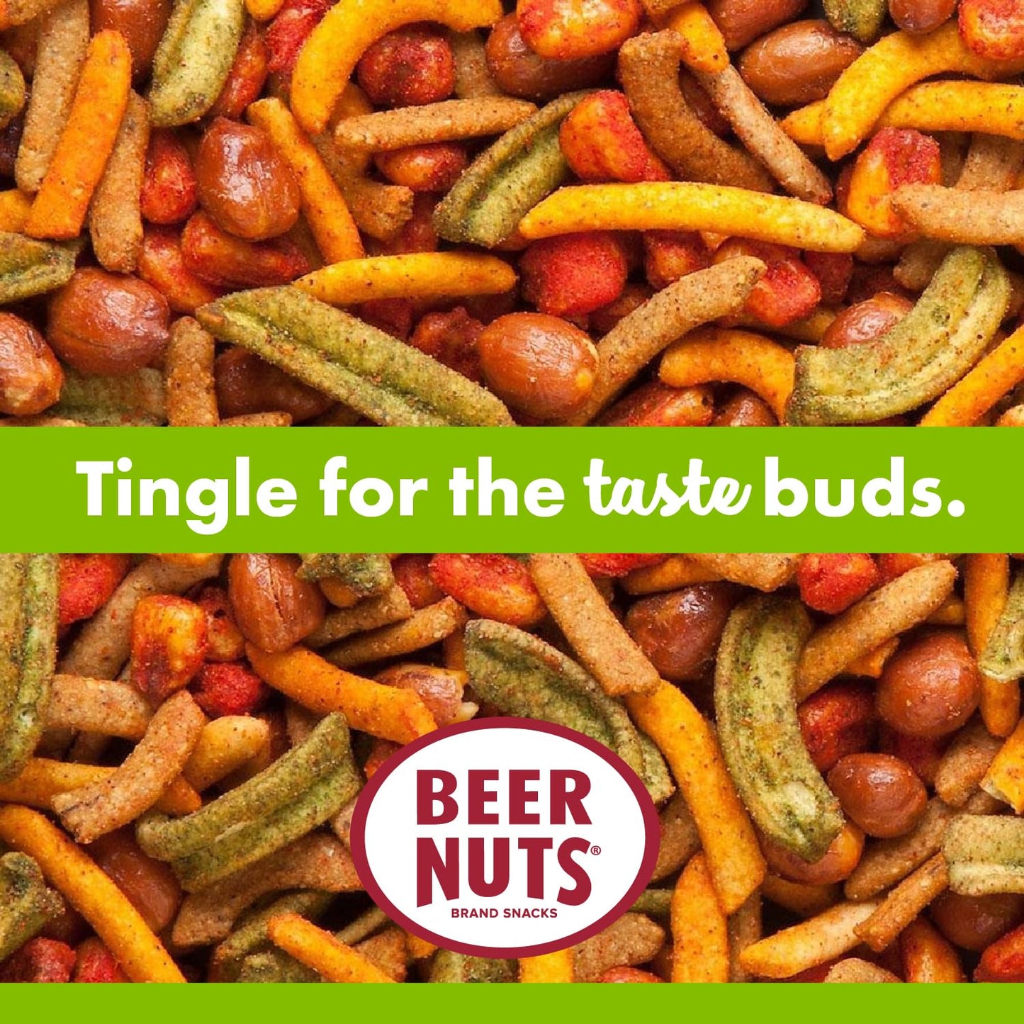Malt-Inspired Nuts Variety Pack, Habanero Bar Mix, 12Oz Cantina Mix With Twang, 12Oz Bar Mix W/Wasabi, Nack Bulk Bundle Resealable Jars (12Oz Each, Pack Of 3)