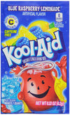 Kool-Aid Unsweetened Blue Raspberry Lemonade Artificially Flavored Powdered Drink Mix, 0.2 Ounce (Pack of 96)