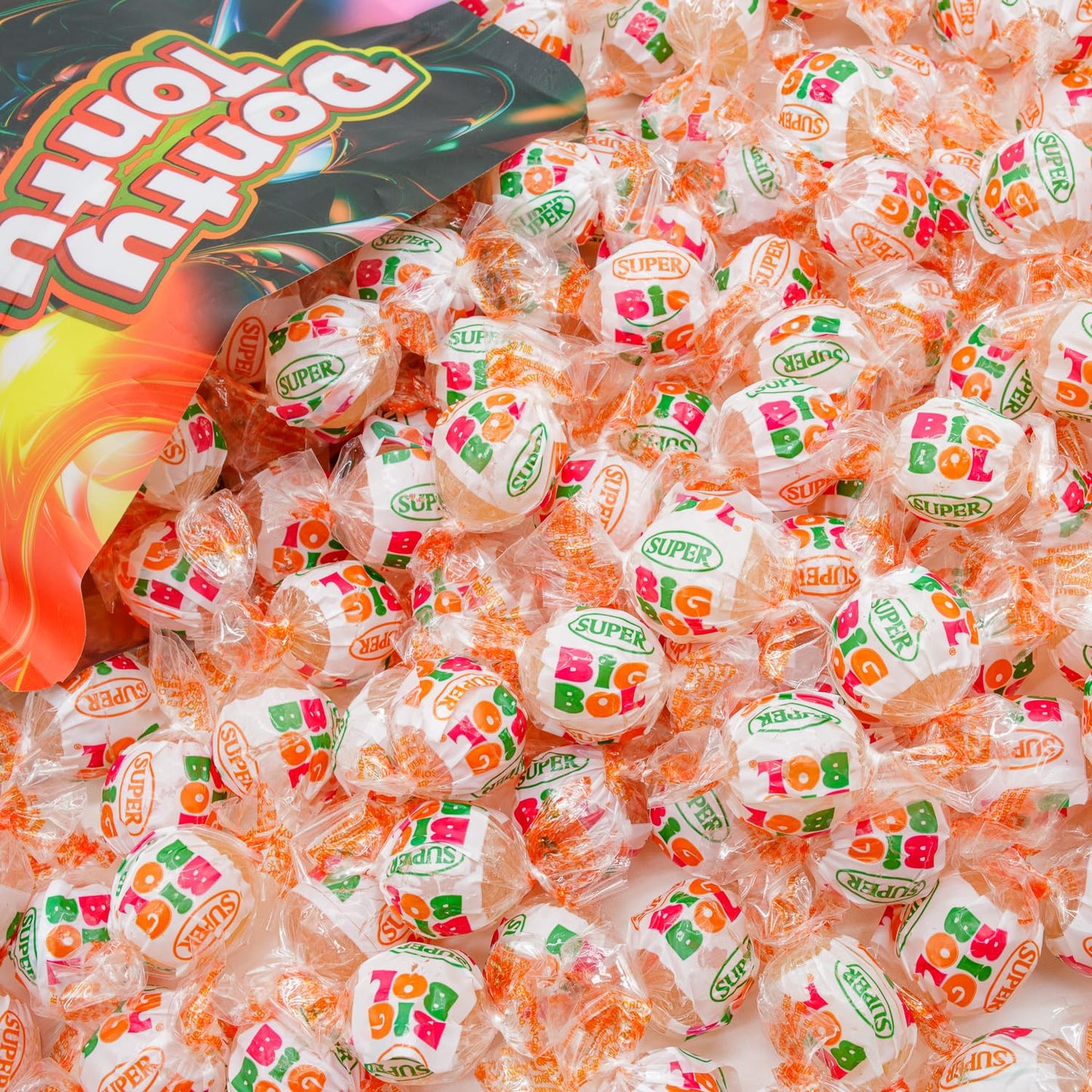Bubble Candy Gum 14 Oz – Super Size, Bulk Bag, Fruit Flavored, Nostalgic Gum, Individually Wrapped, Dual Taste & Texture (31 Pieces)