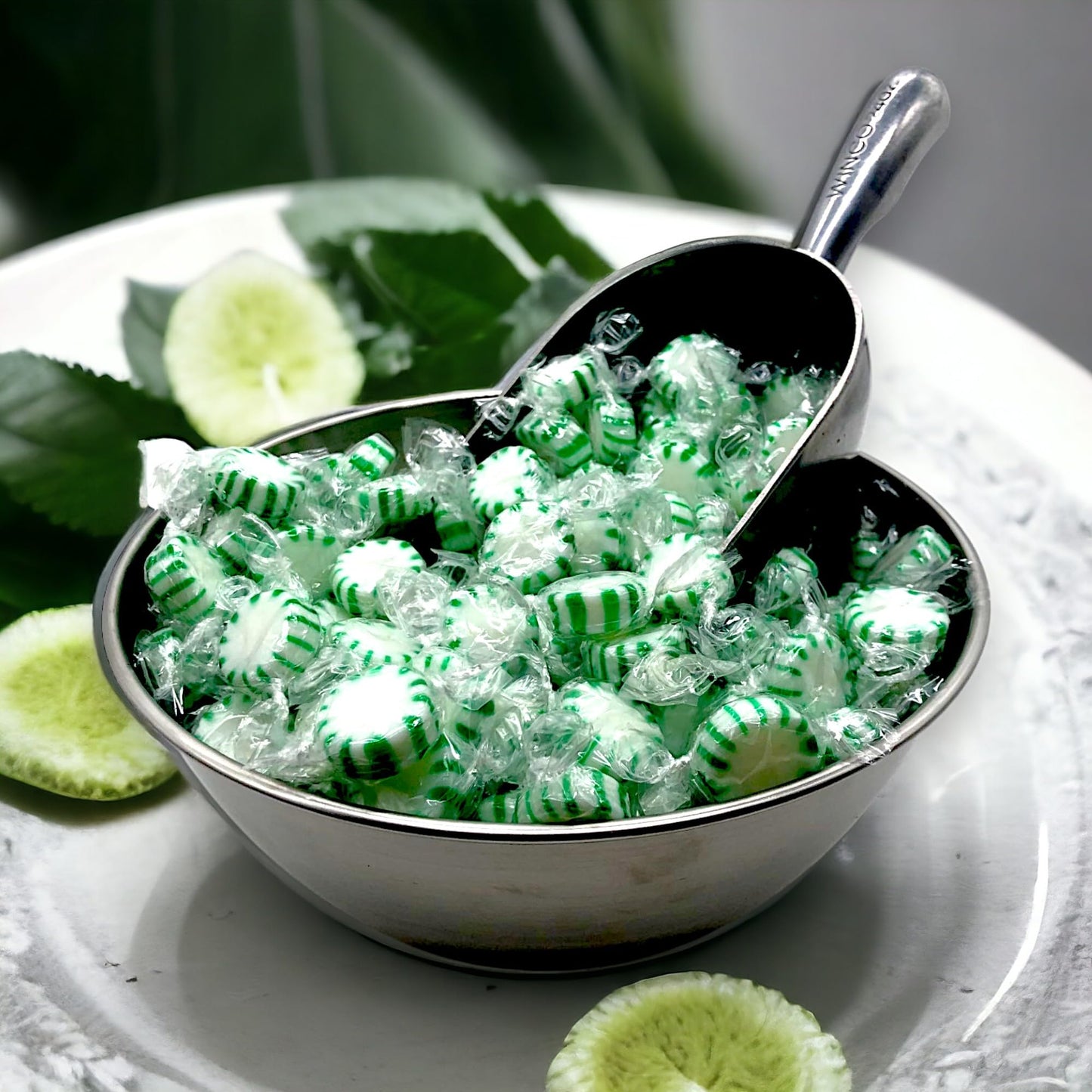 Arcor Sugar Free Spearmint Starlight Gourmet Hard Candy - Keto Friendly, 1.5 Lbs Cool Refreshing Mints Individually Wrapped - Id