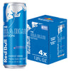 Red Bull Energy Drink, Sea Blue Edition, Juneberry, 114mg Caffeine, 12 Fl Oz, Pack of 4 Cans, Model RB242557