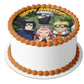HAPPY CHOICES Edible Cake Toppers – Anime Ninja Design, 7.5 Inch, Red, 1 Count