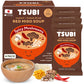 Tsubi Soup Freeze-Dried Japanese Miso Soup Packets, Vegan, Gluten-Free, Spicy Mushroom, 4 Packs, Instant, Easy Mix