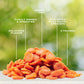 Traina Home Grown California Sun Dried Jumbo Ruby Royal Apricot Halves - SEASONAL/LIMITED - Healthy, No Sugar Added, Non GMO, Gl