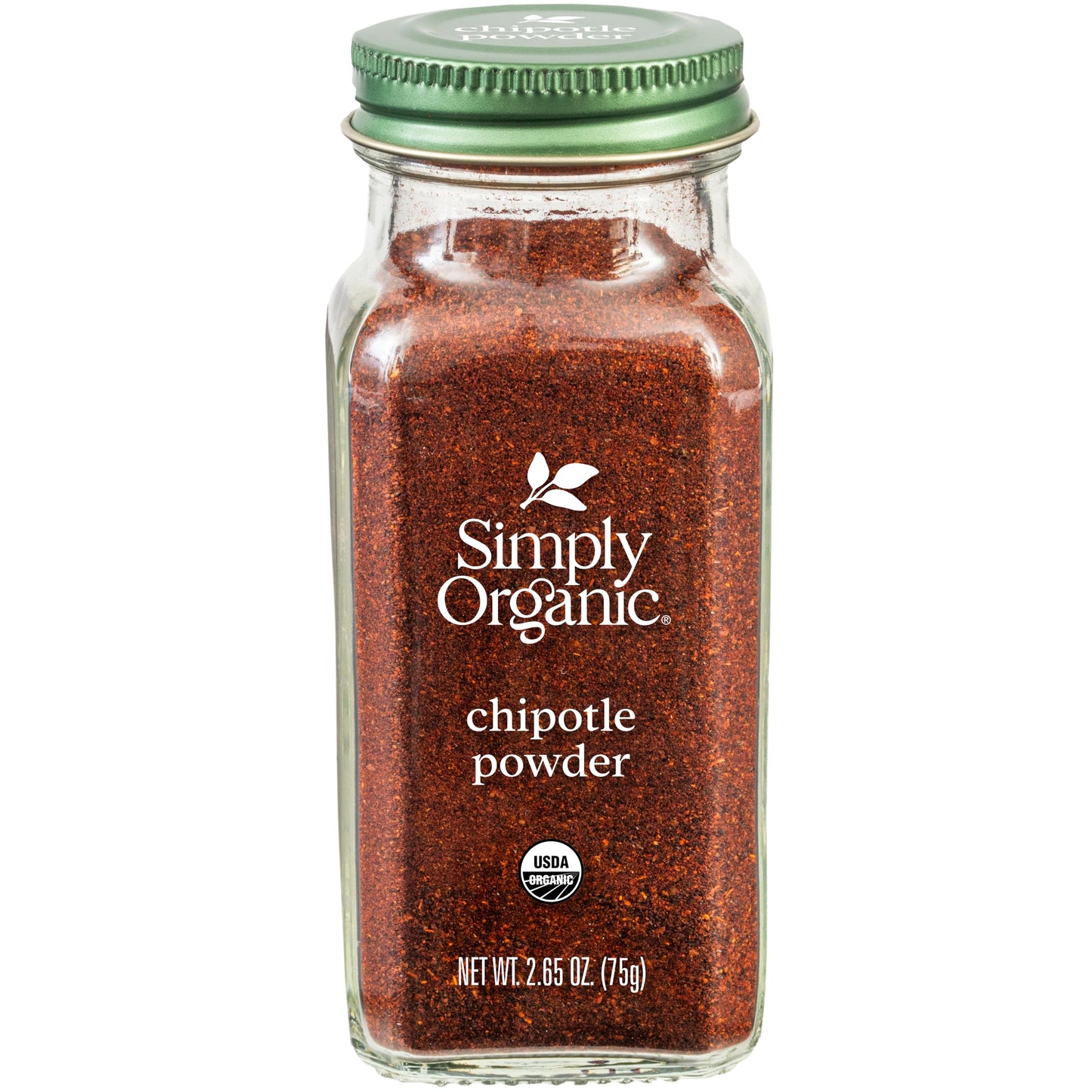 Simply Organic Chipotle Powder, 2.65 Ounce, Dried Smoked Jalapeno Peppers, Rich Aroma, Warm Smoky Taste With Mild Heat