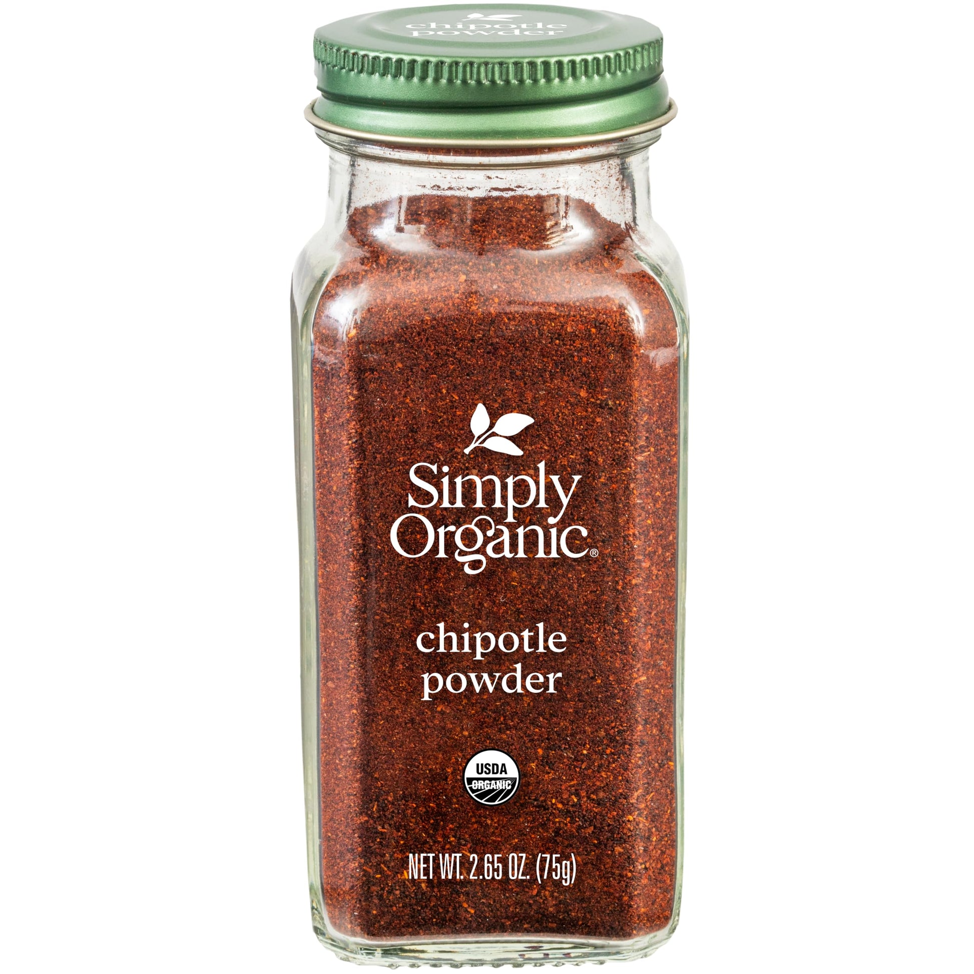 Simply Organic Chipotle Powder, 2.65 Ounce, Dried Smoked Jalapeno Peppers, Rich Aroma, Warm Smoky Taste With Mild Heat
