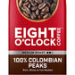 Eight O'Clock Coffee 100% Colombian Peaks, Medium Roast, Whole Bean Coffee, 40 Oz